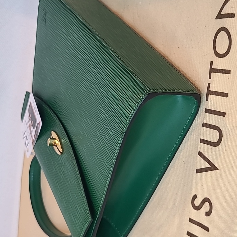 LOUIS VUITTON ULTRA RARE VINTAGE 1994 EPI LEATHER MALESHERBES BAG EXCELLENT COND - Picture 10 of 17